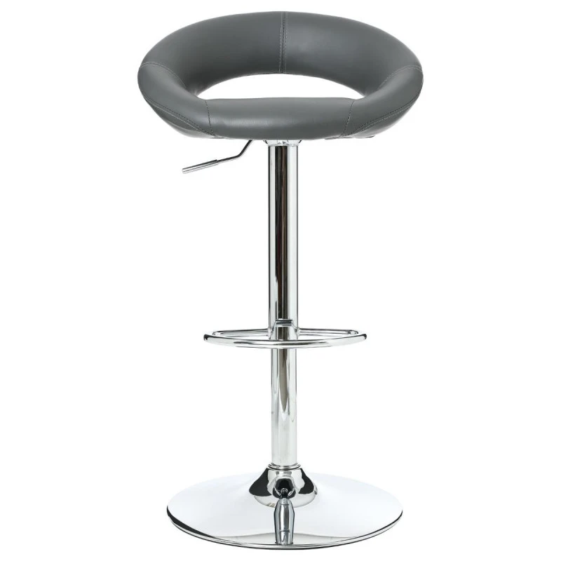 Tabouret De Bar Sasha Gris Atmosphera 5 Tabouret De Bar Sasha Gris Atmosphera – Image 3