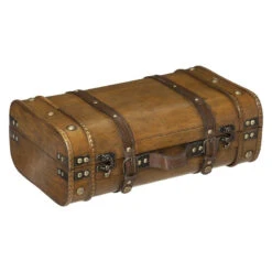 Lot De 2 Malles En Bois Atmosphera -ATMOSPHERA || Intex || Demeyere Soldes lot de 2 malles en bois atmosphera 2