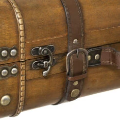 Lot De 2 Malles En Bois Atmosphera -ATMOSPHERA || Intex || Demeyere Soldes lot de 2 malles en bois atmosphera 3