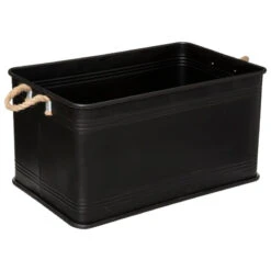 Lot De 3 Malles Métal Noir Plateau Bois Atmosphera 12 Lot De 3 Malles Métal Noir Plateau Bois Atmosphera -ATMOSPHERA || Intex || Demeyere Soldes lot de 3 malles metal noir plateau bois atmosphera 4