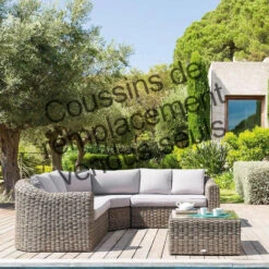 Lot De 9 Coussins Pour Salon Angle Moorea Beige Hespéride -ATMOSPHERA || Intex || Demeyere Soldes lot de 9 coussins pour salon angle moorea beige hesperide 1