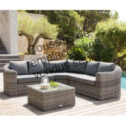 Lot De 9 Coussins Pour Salon Angle Moorea Carbone Hespéride -ATMOSPHERA || Intex || Demeyere Soldes lot de 9 coussins pour salon angle moorea carbone hesperide 1