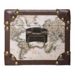 Malles Mappemonde - Lot De 4 - Atmosphera -ATMOSPHERA || Intex || Demeyere Soldes malles mappemonde lot de 4 atmosphera 2