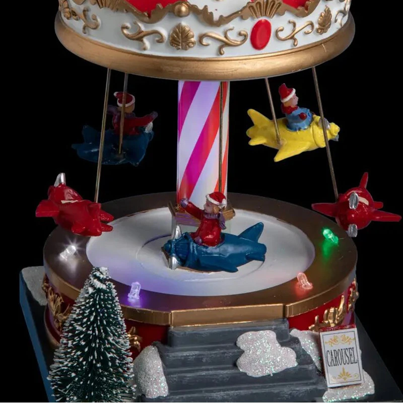 Manège De Noël Lumineux Avions Volants 4 Manège De Noël Lumineux Avions Volants – Image 2