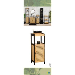 Meuble Bas 1 Porte 1 Niche Cebu -ATMOSPHERA || Intex || Demeyere Soldes meuble bas 1 porte 1 niche cebu 2