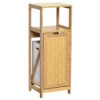 Meuble Bas Bambou Avec Panier à Linge Mahé -ATMOSPHERA || Intex || Demeyere Soldes meuble bas bambou avec panier linge mahe