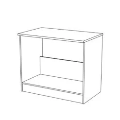 Demeyere Meuble Bas Blanc Sous évier 100 Cm Mammy -ATMOSPHERA || Intex || Demeyere Soldes meuble bas blanc sous evier 100 cm mammy 2