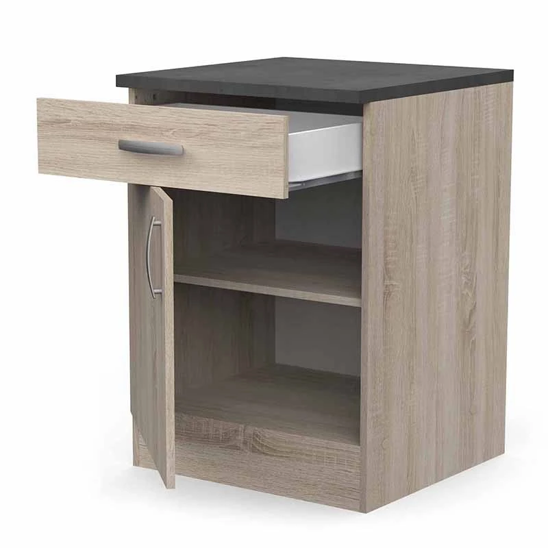 Demeyere Meuble De Cuisine Bas 1 Porte 1 Tiroir 60 Cm Paprika 7 Demeyere Meuble De Cuisine Bas 1 Porte 1 Tiroir 60 Cm Paprika – Image 5