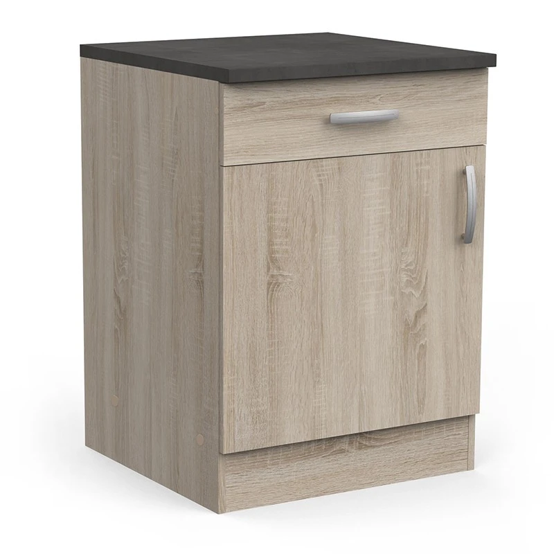 Demeyere Meuble De Cuisine Bas 1 Porte 1 Tiroir 60 Cm Paprika 3 Demeyere Meuble De Cuisine Bas 1 Porte 1 Tiroir 60 Cm Paprika