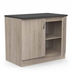 Demeyere Meuble De Cuisine Bas 2 Portes 100cm Paprika 11 Demeyere Meuble De Cuisine Bas 2 Portes 100cm Paprika -ATMOSPHERA || Intex || Demeyere Soldes meuble de cuisine bas 2 portes 100cm paprika 1 3