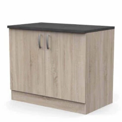 Demeyere Meuble De Cuisine Bas 2 Portes 100cm Paprika 12 Demeyere Meuble De Cuisine Bas 2 Portes 100cm Paprika -ATMOSPHERA || Intex || Demeyere Soldes meuble de cuisine bas 2 portes 100cm paprika 1 4