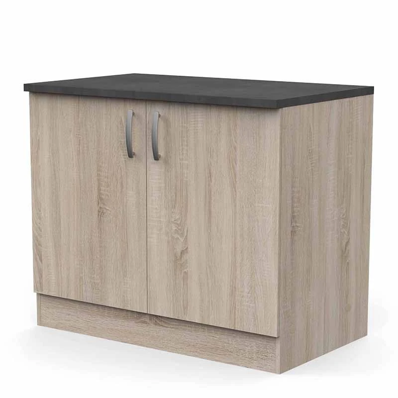 Demeyere Meuble De Cuisine Bas 2 Portes 100cm Paprika 7 Demeyere Meuble De Cuisine Bas 2 Portes 100cm Paprika – Image 5