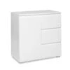 Meuble De Rangement 1 Porte 3 Tiroirs Blanc -ATMOSPHERA || Intex || Demeyere Soldes meuble de rangement 1 porte 3 tiroirs blanc image