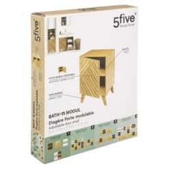 Meuble De Salle De Bain 1 Porte Bath'n Modul 5Five -ATMOSPHERA || Intex || Demeyere Soldes meuble de salle de bain 1 porte bath n modul 5five 1 2