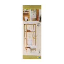 Meuble Dessus WC Bambou 2 étagères 5 Meuble Dessus WC Bambou 2 étagères -ATMOSPHERA || Intex || Demeyere Soldes meuble dessus wc bambou 2 etageres 1
