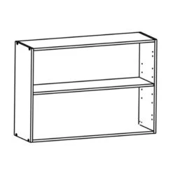 Demeyere Meuble Haut 2 Portes 100 Cm Origan Noir Et Bois -ATMOSPHERA || Intex || Demeyere Soldes meuble haut 2 portes 100 cm origan noir et bois 2