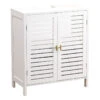 Meuble Sous Lavabo 2 Portes Blanc Lux -ATMOSPHERA || Intex || Demeyere Soldes meuble sous lavabo 2 portes blanc lux