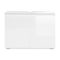 Meuble Sous Vasque 2 Portes Capetown Blanc -ATMOSPHERA || Intex || Demeyere Soldes meuble sous vasque 2 portes capetown blanc 4