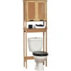 Meuble Dessus WC Bambou 2 Portes Mahé 1 Meuble Dessus WC Bambou 2 Portes Mahé -ATMOSPHERA || Intex || Demeyere Soldes meuble wc bambou collection mahe