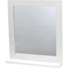 Miroir Avec Tablette Blanc Miami -ATMOSPHERA || Intex || Demeyere Soldes miroir avec tablette blanc