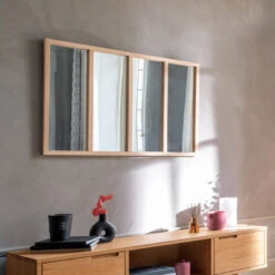 Miroir Bois Atelier Nae 116 X 76 Cm Atmosphera -ATMOSPHERA || Intex || Demeyere Soldes miroir bois atelier nae 116 x 76 cm atmosphera 1 1