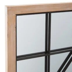 Miroir Bois Et Métal 71x165 Atmosphera -ATMOSPHERA || Intex || Demeyere Soldes miroir bois et metal 71x165 atmosphera 1