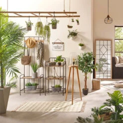 Miroir Bois Et Métal 71x165 Atmosphera -ATMOSPHERA || Intex || Demeyere Soldes miroir bois et metal 71x165 atmosphera 2