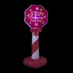 Pancarte Père Noël 152 Cm Gonflable électrique Lumineux