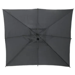 Parasol Décentré Carré Manoa Ardoise Hespéride -ATMOSPHERA || Intex || Demeyere Soldes parasol decentre carre manoa ardoise hesperide 1 4