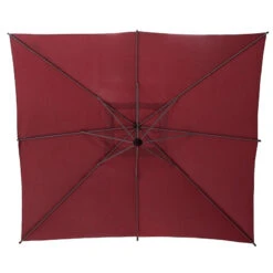 Parasol Décentré Carré Manoa Bordeaux Hespéride -ATMOSPHERA || Intex || Demeyere Soldes parasol decentre carre manoa bordeaux hesperide 4
