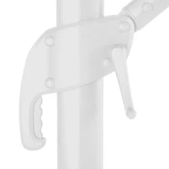 Parasol Décentré Eléa Inclinable Carré Oléfine Noisette/blanc Hespéride -ATMOSPHERA || Intex || Demeyere Soldes parasol decentre elea inclinable carre olefine noisetteblanc hesperide 4