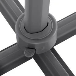 Parasol Décentré Eléa Inclinable Carré Oléfine Anthracite Hespéride -ATMOSPHERA || Intex || Demeyere Soldes parasol decentre inclinable carre olefine anthracite hesperide 1 6