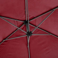 Parasol Décentré Rond Manoa Bordeaux Hespéride -ATMOSPHERA || Intex || Demeyere Soldes parasol decentre rond manoa bordeaux hesperide 4