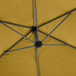 Parasol Décentré Rond Manoa Jaune Moutarde Hespéride -ATMOSPHERA || Intex || Demeyere Soldes parasol decentre rond manoa jaune moutarde hesperide 2