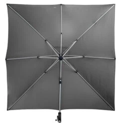 Parasol Déporté Carré Equador Ardoise Hespéride -ATMOSPHERA || Intex || Demeyere Soldes parasol deporte carre equador ardoise hesperide 1 3