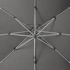 Parasol Déporté Carré Equador Ardoise Hespéride -ATMOSPHERA || Intex || Demeyere Soldes parasol deporte carre equador ardoise hesperide 1 4