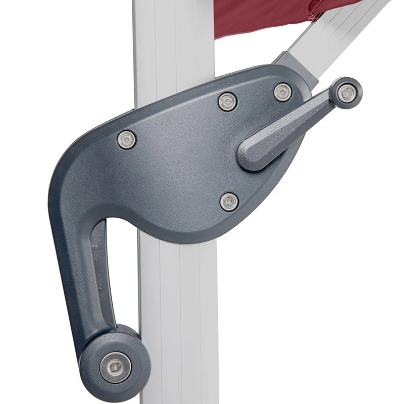 Parasol Déporté Carré Equador Bordeaux Hespéride 8 Parasol Déporté Carré Equador Bordeaux Hespéride – Image 6