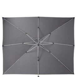 Parasol Déporté Rectangulaire Equador Ardoise Hespéride -ATMOSPHERA || Intex || Demeyere Soldes parasol deporte rectangulaire equador ardoise hesperide 1 3