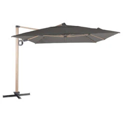 Parasol Déporté Rectangulaire Soly Honey Et Charbon Hespéride 10 Parasol Déporté Rectangulaire Soly Honey Et Charbon Hespéride -ATMOSPHERA || Intex || Demeyere Soldes parasol deporte rectangulaire soly honey et charbon hesperide 1