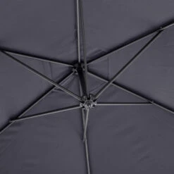 Parasol Déporté Rond Janeiro Ardoise Hespéride -ATMOSPHERA || Intex || Demeyere Soldes parasol deporte rond janeiro ardoise hesperide 7