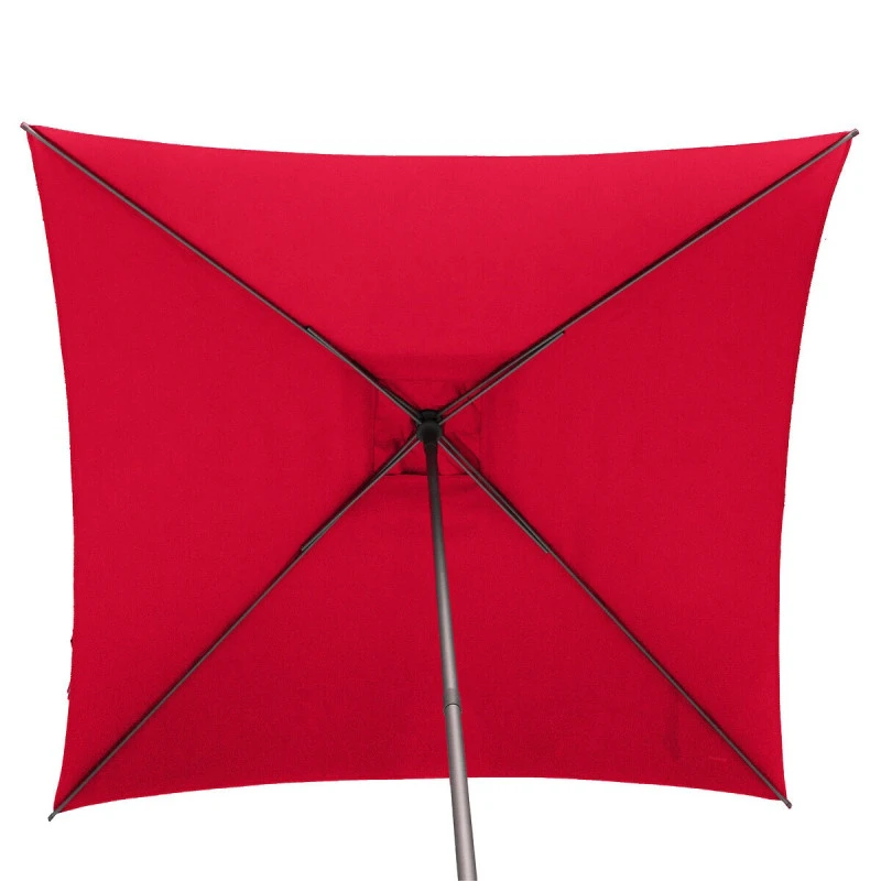 Parasol Droit Carré 2,5x2,5m Soya Grenade Hespéride 6 Parasol Droit Carré 2,5x2,5m Soya Grenade Hespéride – Image 4