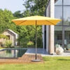 Parasol Droit Carré 2,5x2,5m Soya Jaune Moutarde Hespéride -ATMOSPHERA || Intex || Demeyere Soldes parasol droit carre 25x25m soya jaune moutarde hesperide