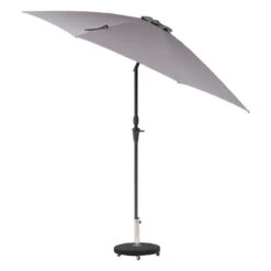 Parasol Droit Rond 2,7m Sisko Ardoise Hespéride -ATMOSPHERA || Intex || Demeyere Soldes parasol droit rond 27m sisko ardoise hesperide 1 2
