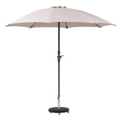 Parasol Droit Rond 2,7m Sisko Taupe Hespéride 9 Parasol Droit Rond 2,7m Sisko Taupe Hespéride -ATMOSPHERA || Intex || Demeyere Soldes parasol droit rond 27m sisko taupe hesperide 1