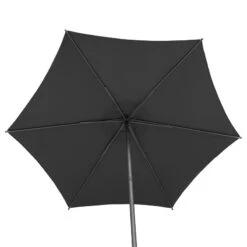 Parasol Droit Rond 2,7m Soya Ardoise Hespéride -ATMOSPHERA || Intex || Demeyere Soldes parasol droit rond 27m soya ardoise hesperide 1 1