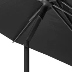 Parasol Droit Rond 2,7m Soya Ardoise Hespéride -ATMOSPHERA || Intex || Demeyere Soldes parasol droit rond 27m soya ardoise hesperide 1 2