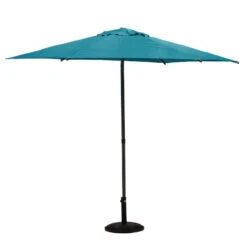 Parasol Droit Rond 2,7m Soya Bleu Canard Hespéride -ATMOSPHERA || Intex || Demeyere Soldes parasol droit rond 27m soya bleu canard hesperide 1