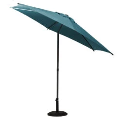 Parasol Droit Rond 2,7m Soya Bleu Canard Hespéride -ATMOSPHERA || Intex || Demeyere Soldes parasol droit rond 27m soya bleu canard hesperide 2