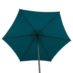 Parasol Droit Rond 2,7m Soya Bleu Canard Hespéride -ATMOSPHERA || Intex || Demeyere Soldes parasol droit rond 27m soya bleu canard hesperide 4