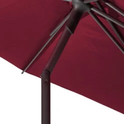 Parasol Droit Rond 2,7m Soya Bordeaux Hespéride -ATMOSPHERA || Intex || Demeyere Soldes parasol droit rond 27m soya bordeaux hesperide 5